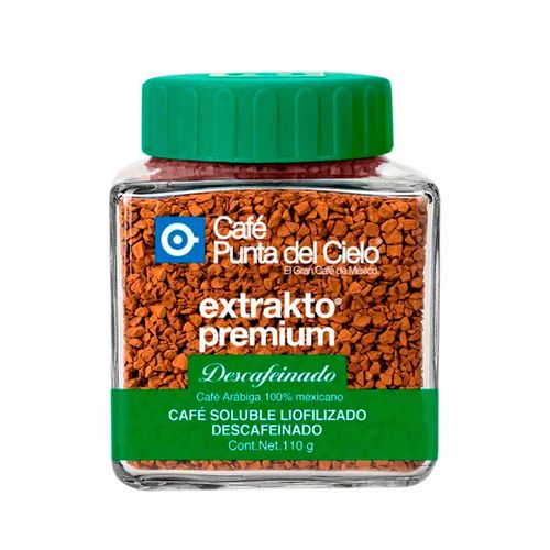 Café soluble Punta Del Cielo 110 gr descafeinado