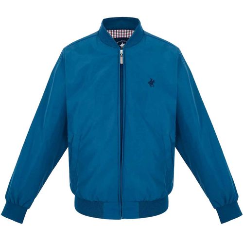 Chamarra Rock Hampton azul para caballero PRE91128