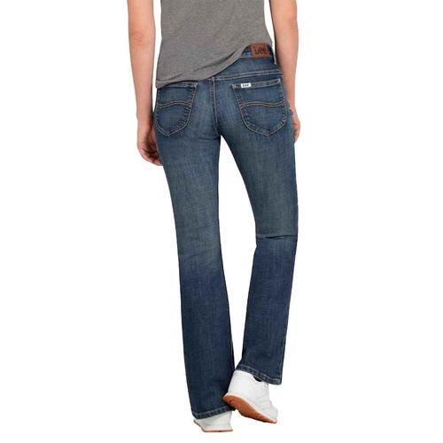 Pantalón de mezclilla Lee azul para dama 112359207
