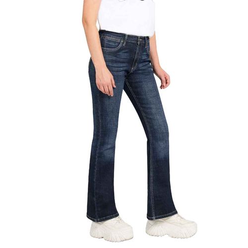 Pantalón de mezclilla Lee azul para dama 112359208