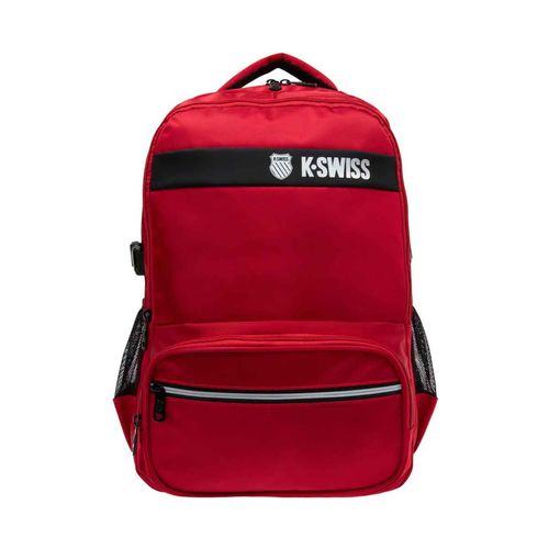 Mochila backpack Kswiss escolar rojo barryroj