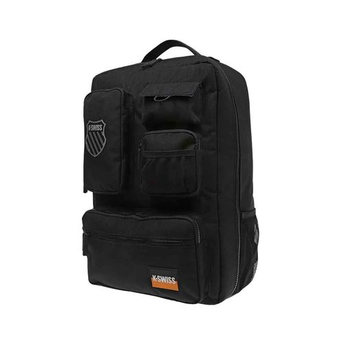 Mochila backpack Kswiss escolar negro bikerneg