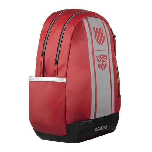 Mochila backpack Kswiss escolar transformers rojo captrroj