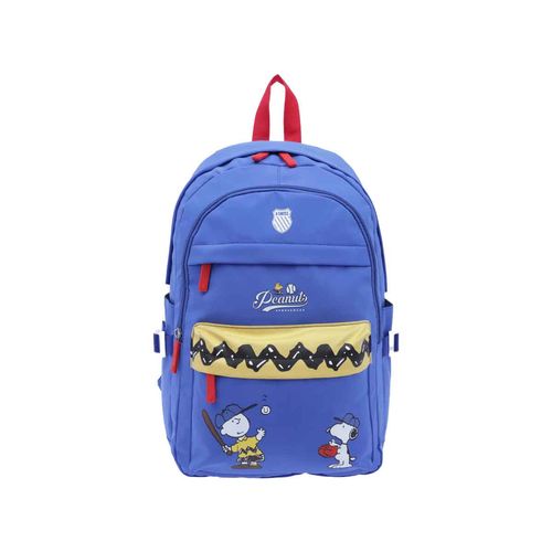 Mochila backpack Kswiss escolar peanuts morado peabsazu