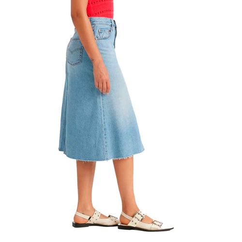 Falda de mezclilla Levis Misses azul para dama A9316-0001
