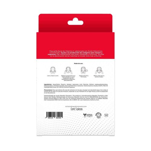 Mascarilla facial Revlon vitamina c blanco rv-56