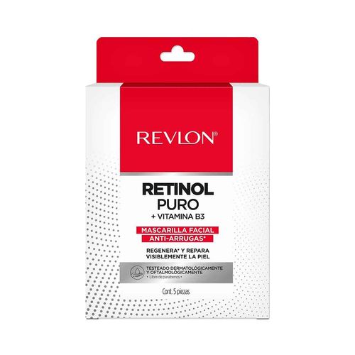 Mascarilla facial Revlon retinol puro blanco rv-57