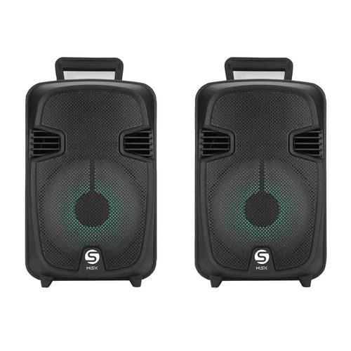 Combo de bafles Misik negro mb101