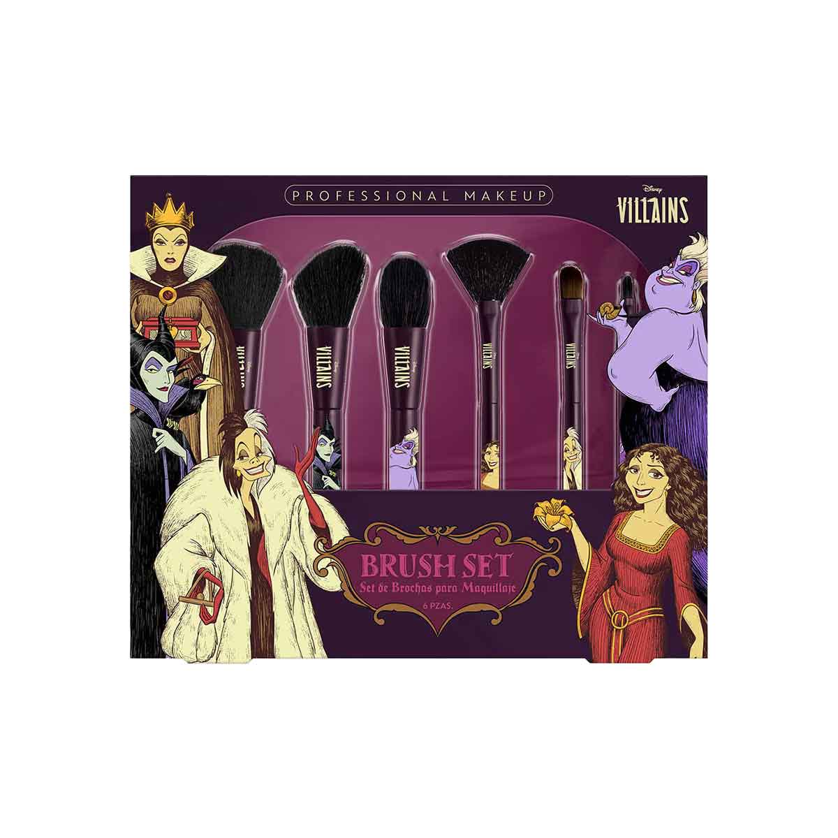 Set de brochas Disney villanas multicolor dn.0258 - La Marina Tienda en ...