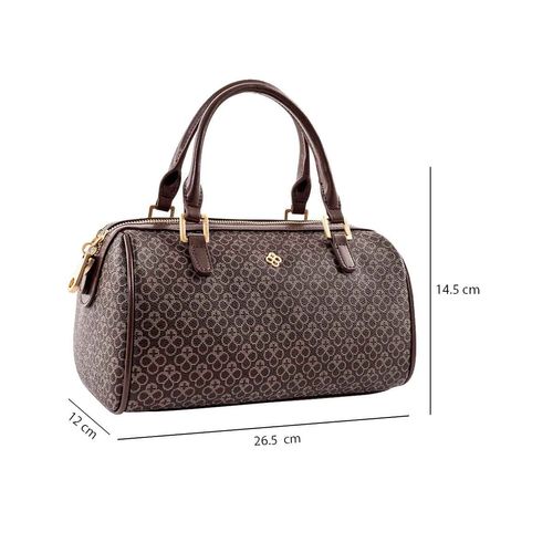 Bolso baul Jaime Ibiza para dama café ji 2733