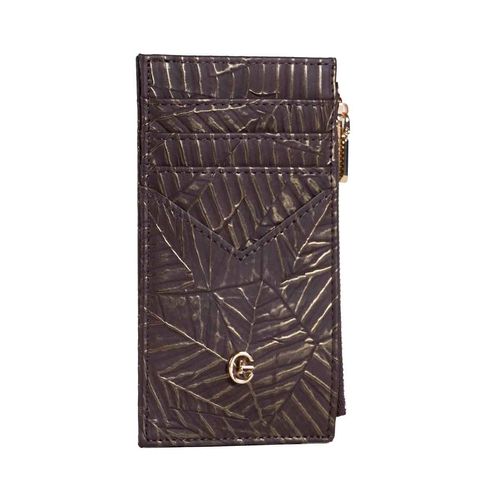 Tarjetero casual Crabtree para dama café e3722