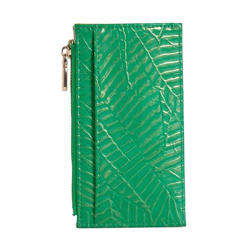 Tarjetero casual Crabtree para dama verde e3722