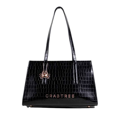 Bolso tote bag Crabtree para dama negro e3735