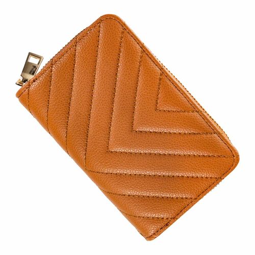 Cartera casual Lauren Handbags para dama café wq1196