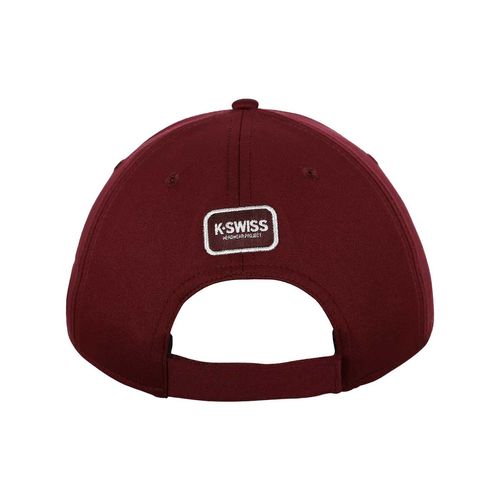 Gorra casual K-Swiss para caballero tinto luthor