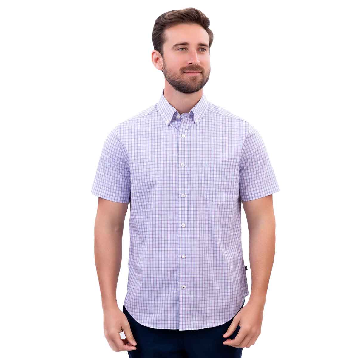 Camisa Nautica azul para caballero WR5506-1BW - La Marina Tienda en línea