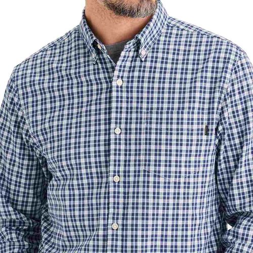 Camisa Dockers azul para caballero A3139-0066