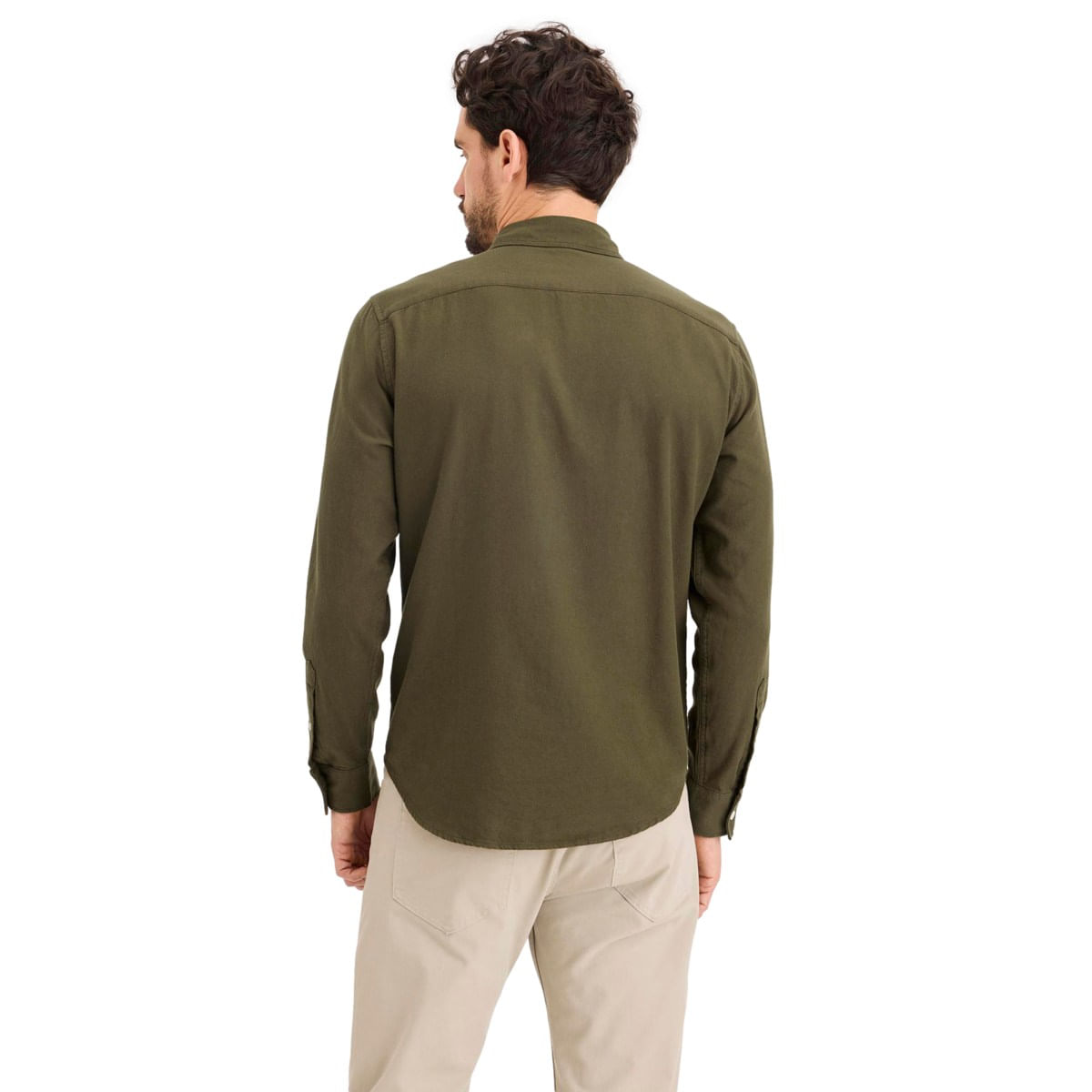 Camisa Dockers verde para caballero 52669-0489 - La Marina Tienda en línea