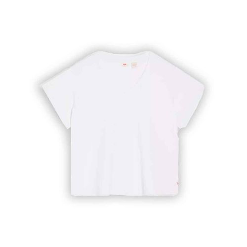 Playera Levis Plus blanco para dama 000OL-0001