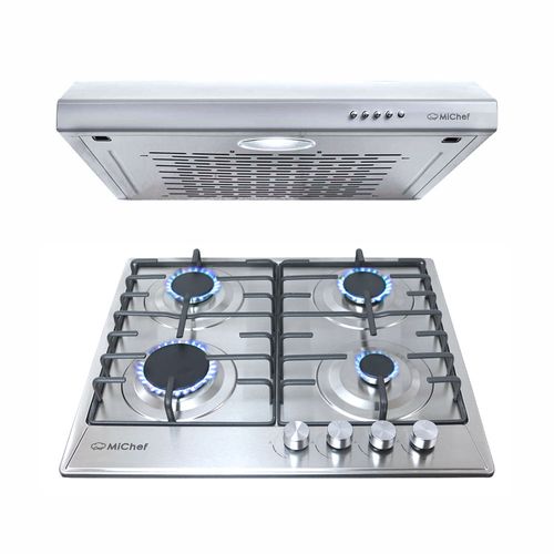 Combo Michef bigoli parrilla de 60cm y campana de 60cm