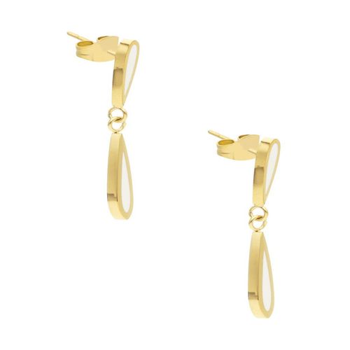 Aretes largos Nuvi dorado ARN-219 B