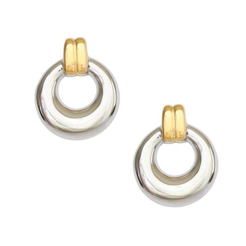 Aretes redondos Nuvi plateado ARE-724 B