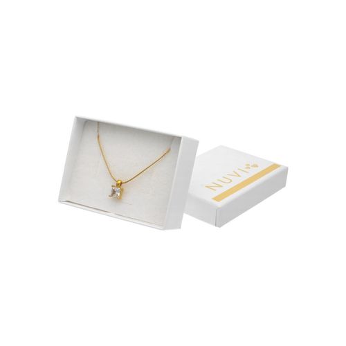 Collar con cristal Nuvi dorado COL-759 D