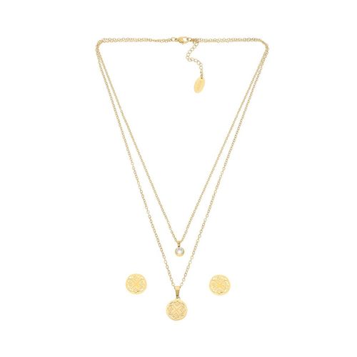 Juego de joyeria Nuvi dorado JUN-145 D