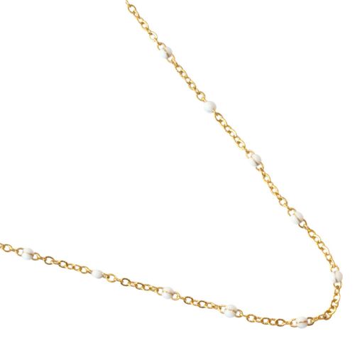 Collar con esferas Nuvi dorado COL-894 D