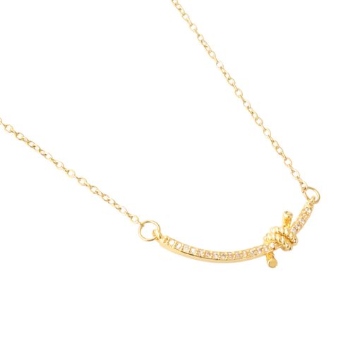 Gargantilla de cuerda Nuvi dorado COL-793 D