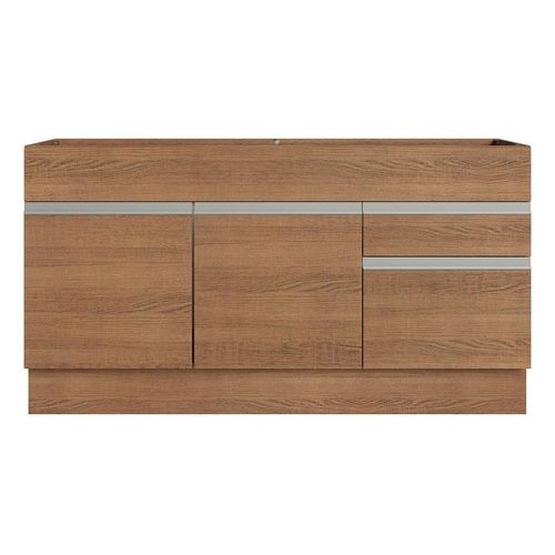 Gabinete bajo Madesa 150cm (sin encimera ni fregadero) marron glamy