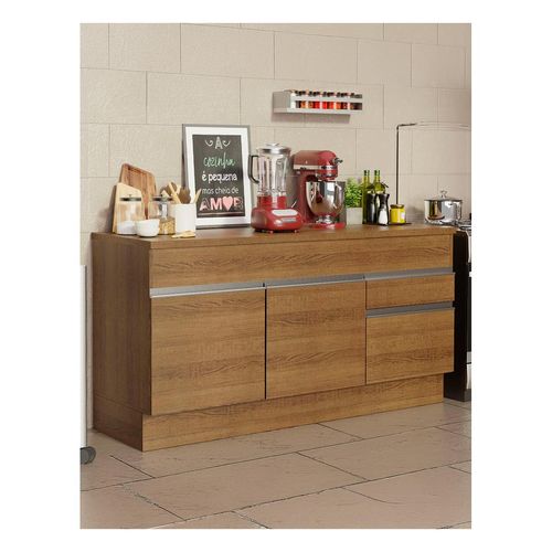 Gabinete bajo para fregadero Madesa 150cm (con encimera) marron glamy