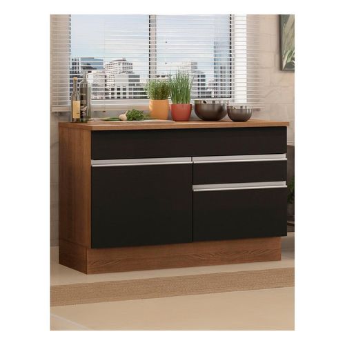 Gabinete bajo de tarja Madesa 120cm (con encimera) mn glamy