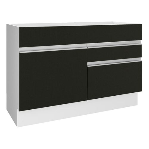 Gabinete bajo de tarja 120cm (sin encimera y sin tarja) bn glamy