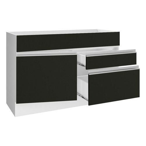 Gabinete bajo de tarja 120cm (sin encimera y sin tarja) bn glamy