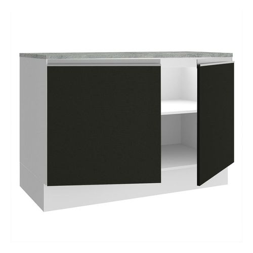 Gabinete bajo para fregadero Madesa 120cm (con encimera) bn glamy
