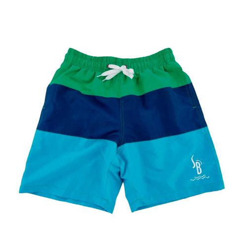 Short de baño Pipeline verde para joven SH08B