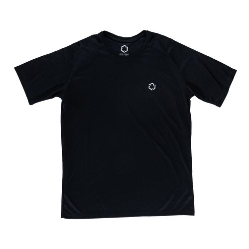 Playera deportiva Hexagon negro para caballero 907