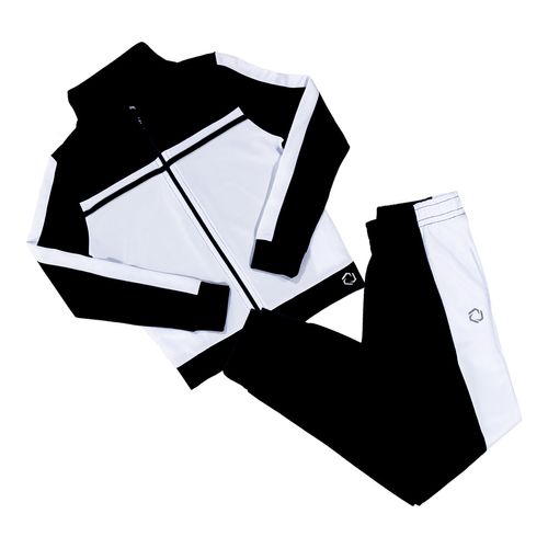Conjunto deportivo Hexagon Kids negro para niño N11