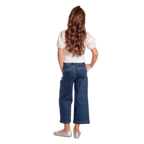 Pantalón de mezclilla Balam azul para niña BLK7150