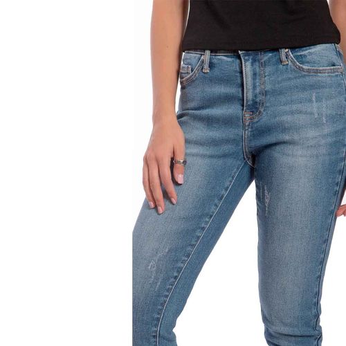 Pantalón de mezclilla Balam azul para dama BL7159