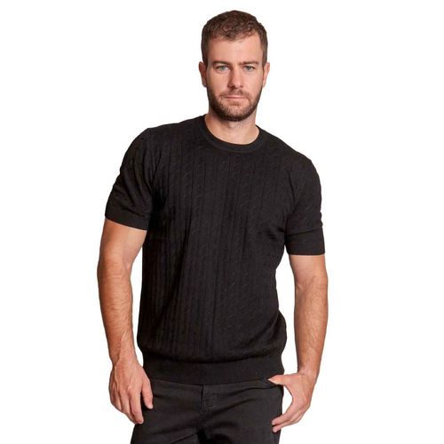 Playera Balam negro para caballero BBC0230