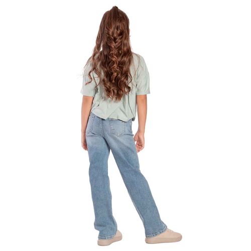 Pantalón de mezclilla Balam azul para niña BLK7117