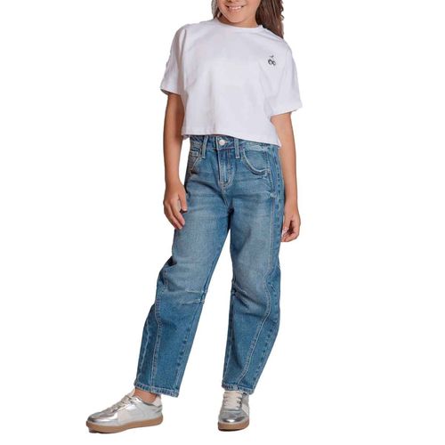 Pantalón de mezclilla Balam azul para niña BLK7155