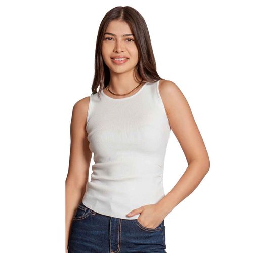Blusa Balam blanco para dama BB0282