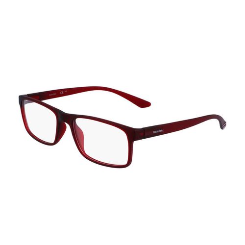 Lentes oftálmicos Calvin Klein para caballero rectangular tinto 43173