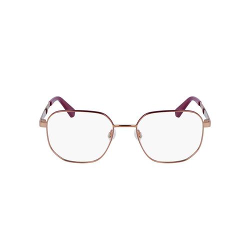 Lentes oftálmicos Calvin Klein unisex rectangular dorado ckj23222