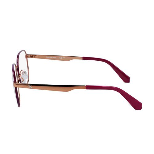 Lentes oftálmicos Calvin Klein unisex rectangular dorado ckj23222