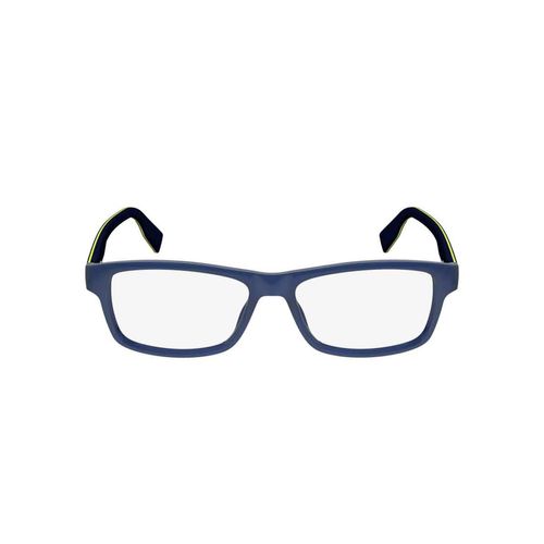 Lentes oftálmicos Lacoste para caballero rectangular azul l2707n
