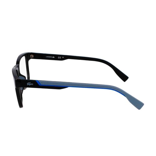 Lentes oftálmicos Lacoste para caballero rectangular negro l2965